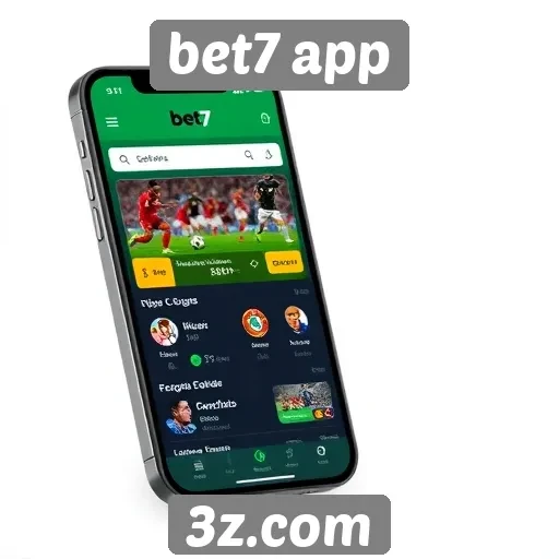 Interface do usuário do site bet7 app