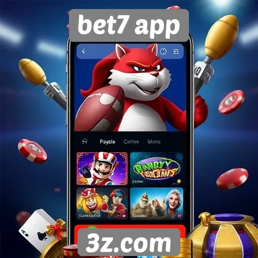 Oferta de jogos disponíveis no bet7 app